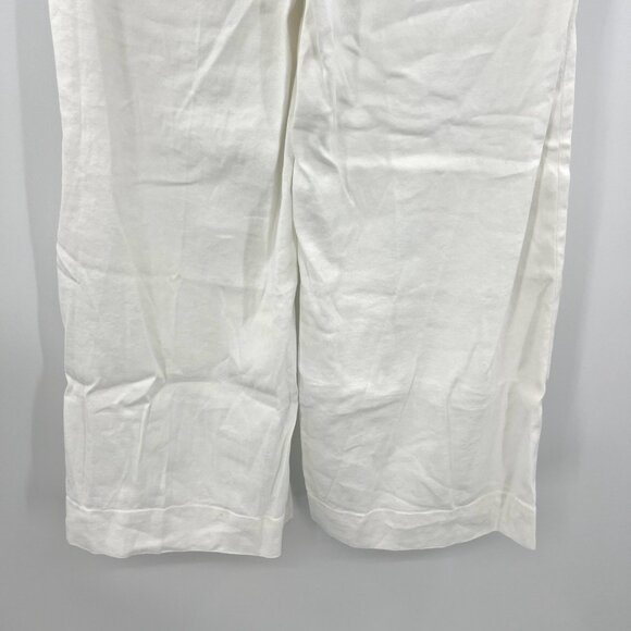 NWT Joe's Jeans The Addison White Wide Leg Linen Blend Pants Women's 26 $198 - Picture 10 of 12